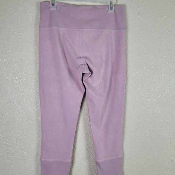 Lululemon Winder Under Crop Size 10 Ribbed purple - Picture 3 of 10
